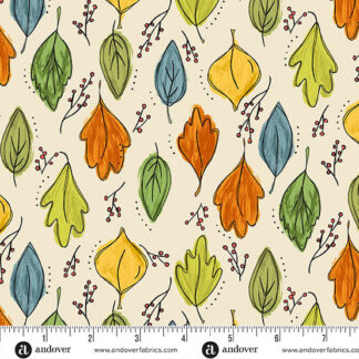 ANDOVER HARVEST HOME BY AMY LATTA FALL FOLIAGE CREAM