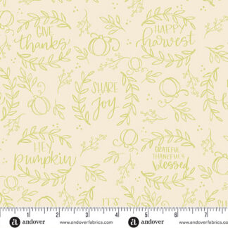 ANDOVER HARVEST HOME BY AMY LATTA HAPPY HARVEST CREAM