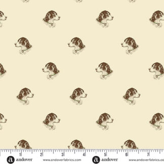 ANDOVER HAZELMONT FARM SHIRTING MAX/LOUISE ROY CHOCOLATE