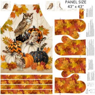 NIGHT OWL APRON PANEL 43 X 43