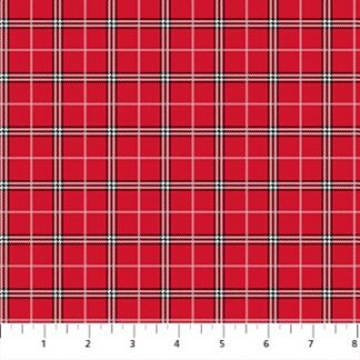 NORTHCOTT RUDOLPH THE RED NOSED REINDEER PLAID RED