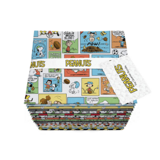 NORTHCOTT PEANUTS FAT QUARTER BUNDLE 16PCS