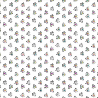 WINDHAM WINDING ROAD PINWHEEL WHITE/GREY
