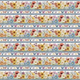 WHITE OWL GROWING IN COLOR BORDER STRIPE MULTI