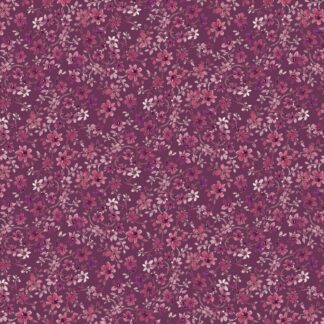WHITE OWL GROWING IN COLOR TONAL FLORAL PLUM