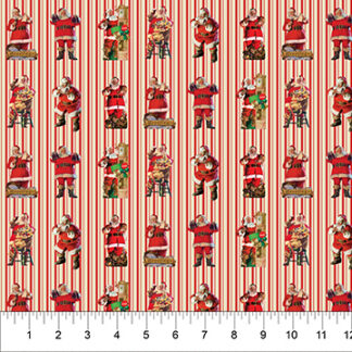 COCA COLA CHRISTMAS SANTA STRIPE RED