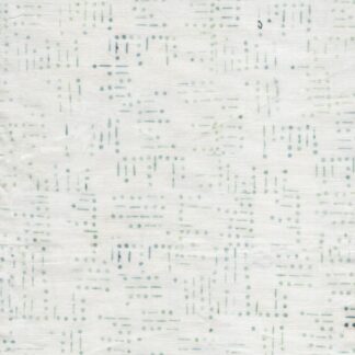 ISLAND BATIKS MORSE CODE WORDS WHITE