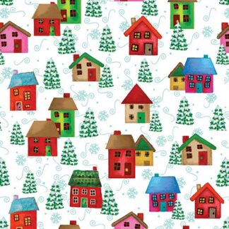 SNOW JOY SNOW VILLAGE WHITE
